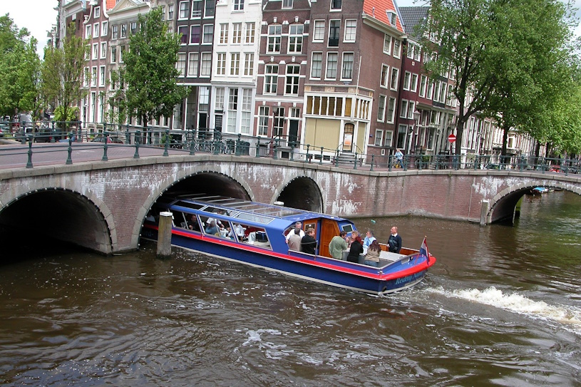 Grachtenfahrt in Amsterdam