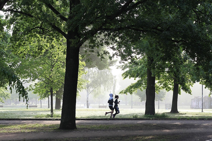 Jogging im Park